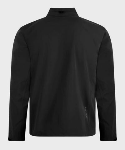 Clifden Golf Rain Jacket in Black, back view