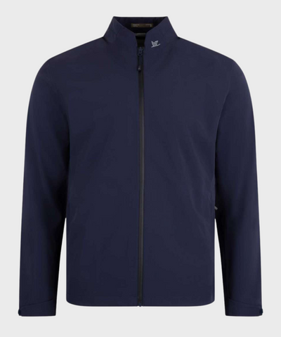 Clifden Golf Rain Jacket in Navy, front view