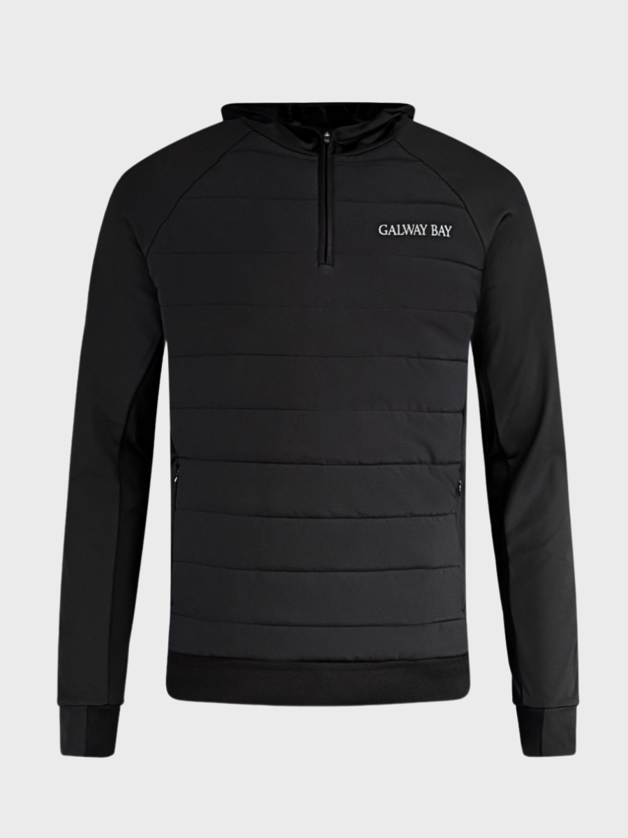 Fergus Hybrid Hoodie - Black
