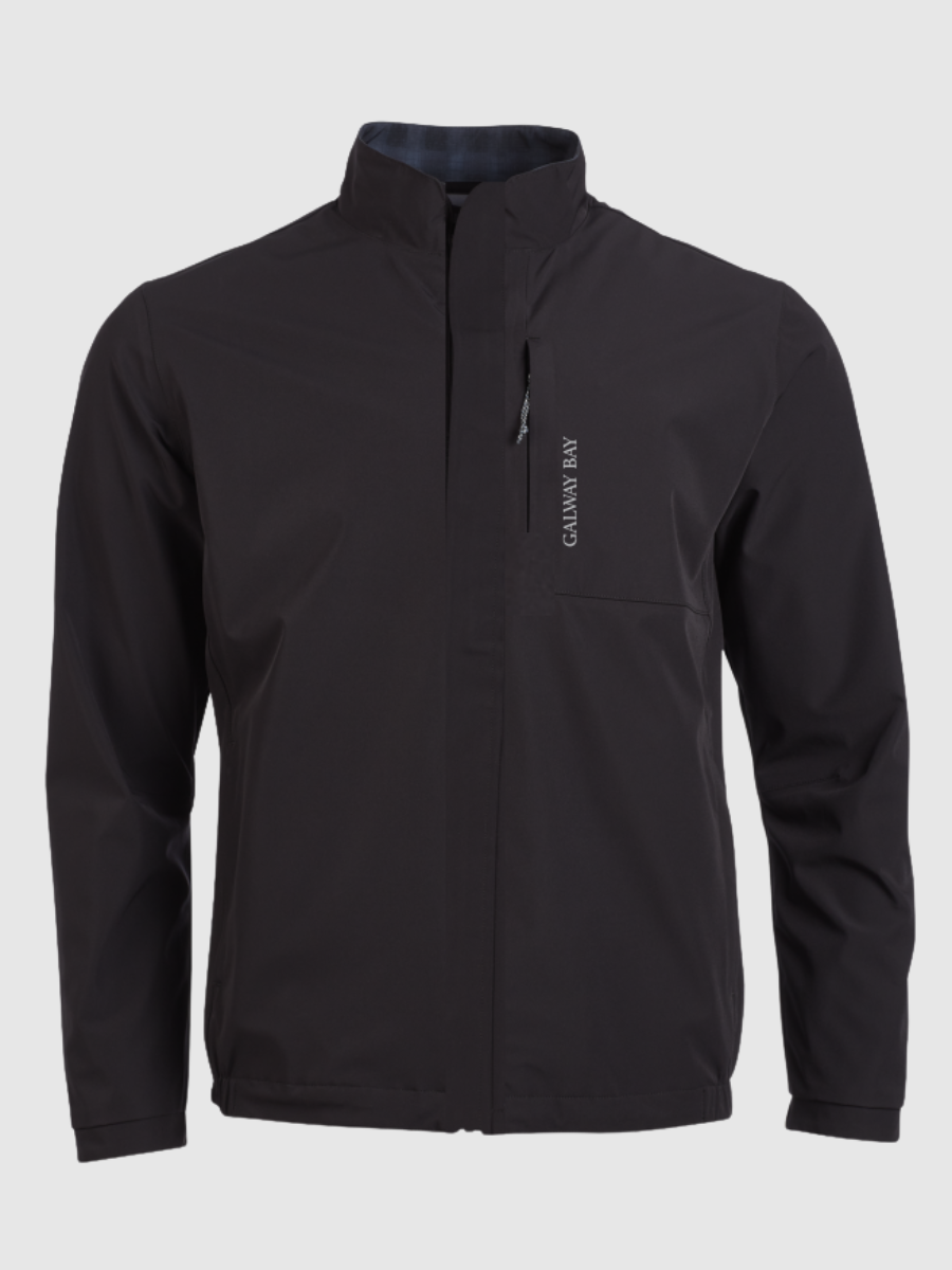 Black Lined Long Sleeve All-Weather Jacket