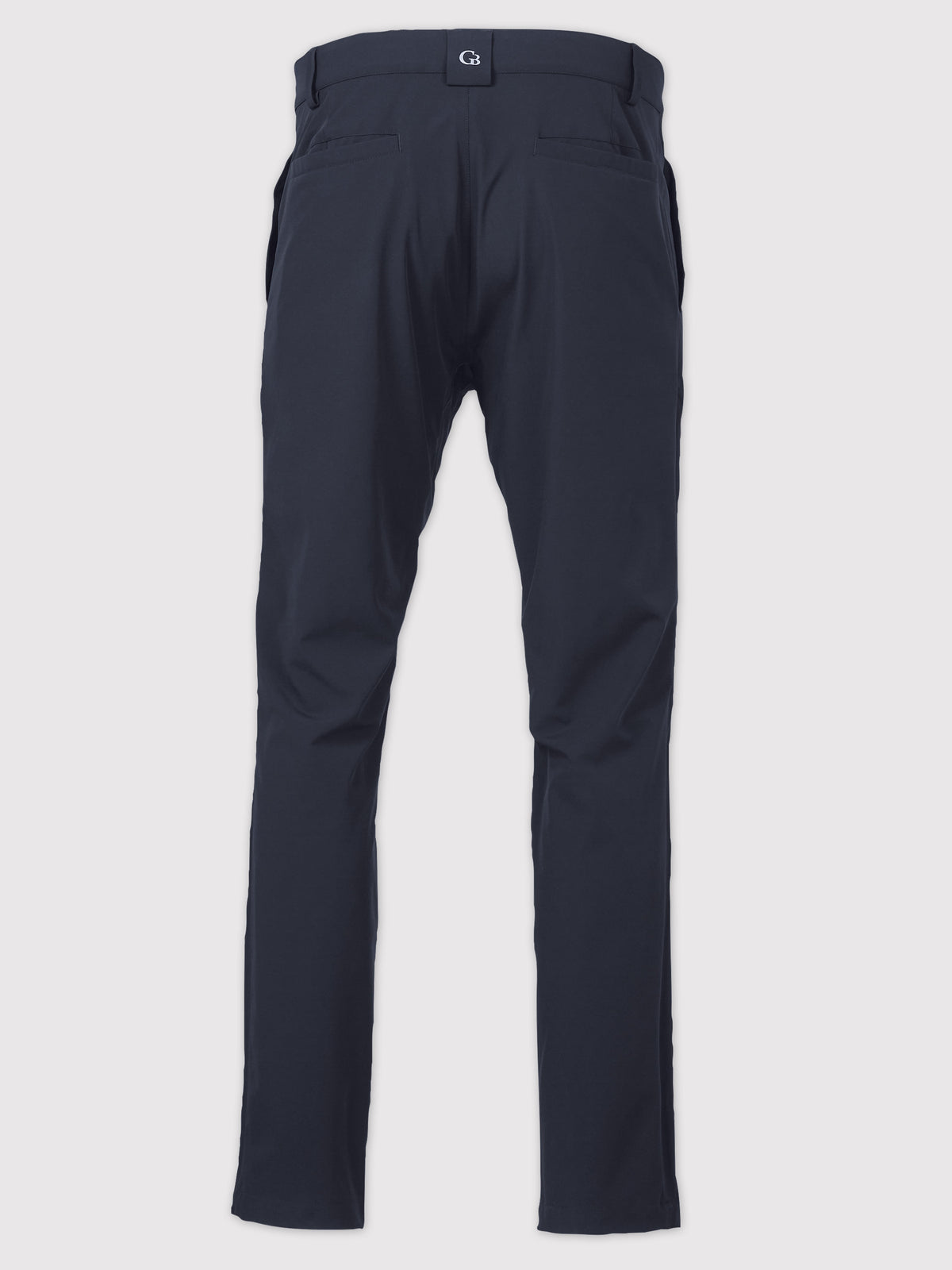 The back of Slate blue All-Weather Chino
