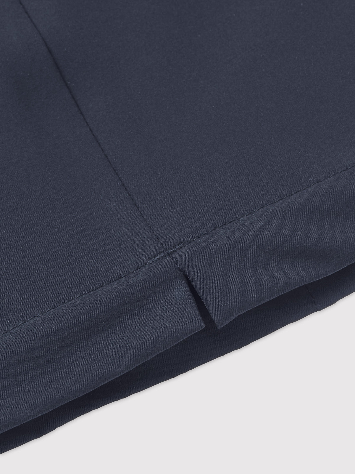 Close-up of the ankle on Slate blue All-Weather Chino